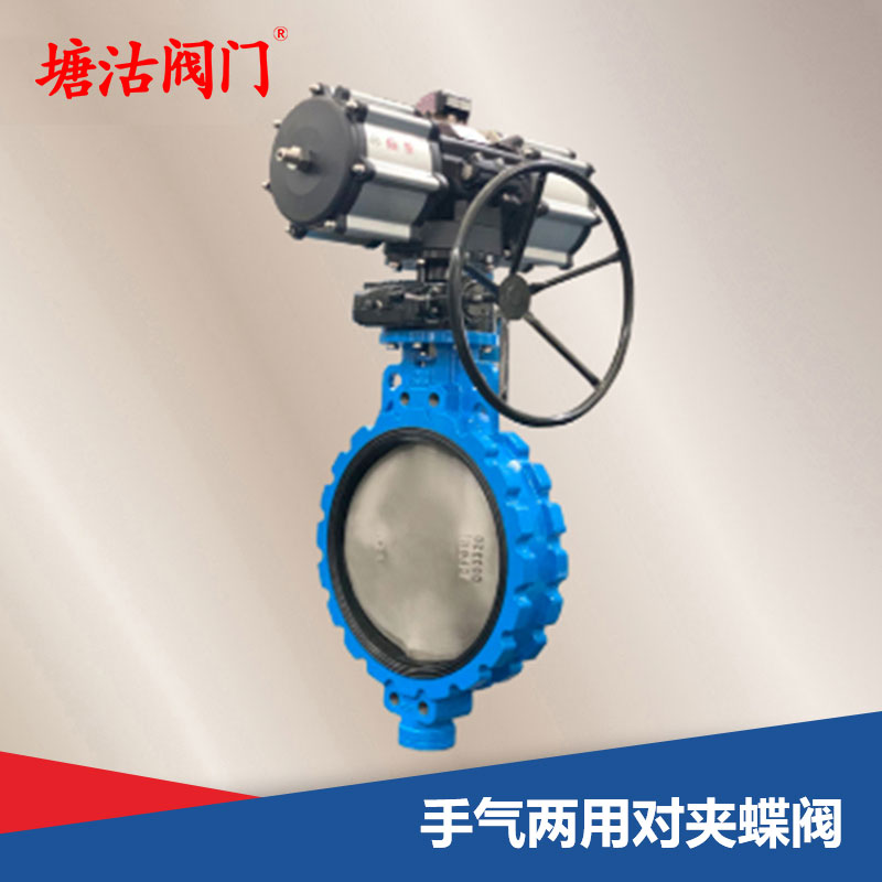 手气两用对夹蝶阀